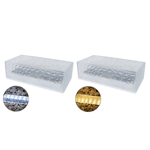 Solar brick lights landscape - solar,