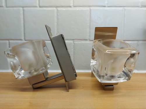 Pair glass ice - glass,