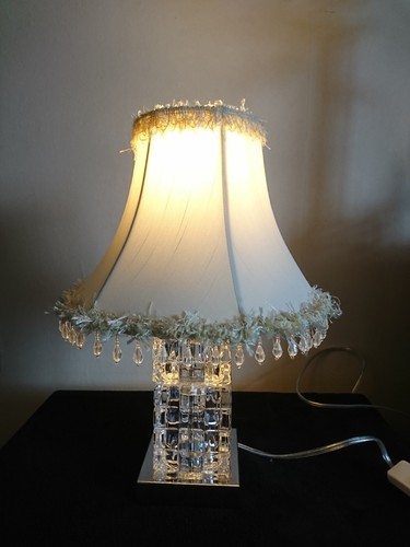 Crystal glass cube - crystal, cube/ice