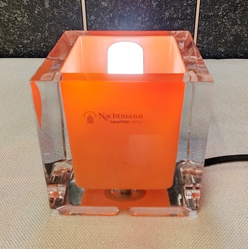 Vintage nachtmann orange glass - orange,