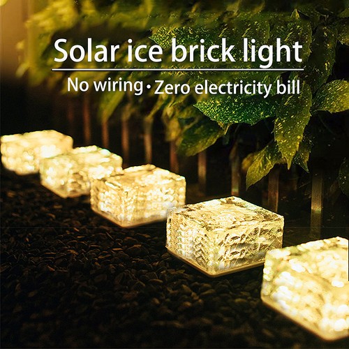 Solar ice cube light - cube, small